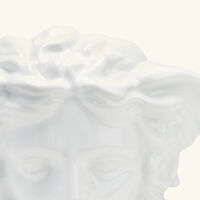 versace medusa grande vase small white