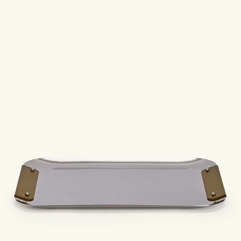 Club Serving Tray Rectangular Medium Stainless Steel 32cm christofle club serving tray rectangular medium stainless steel 32cm