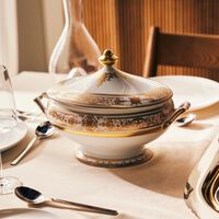 Aux Rois Soup Tureen Gold bernardaud aux rois soup tureen gold