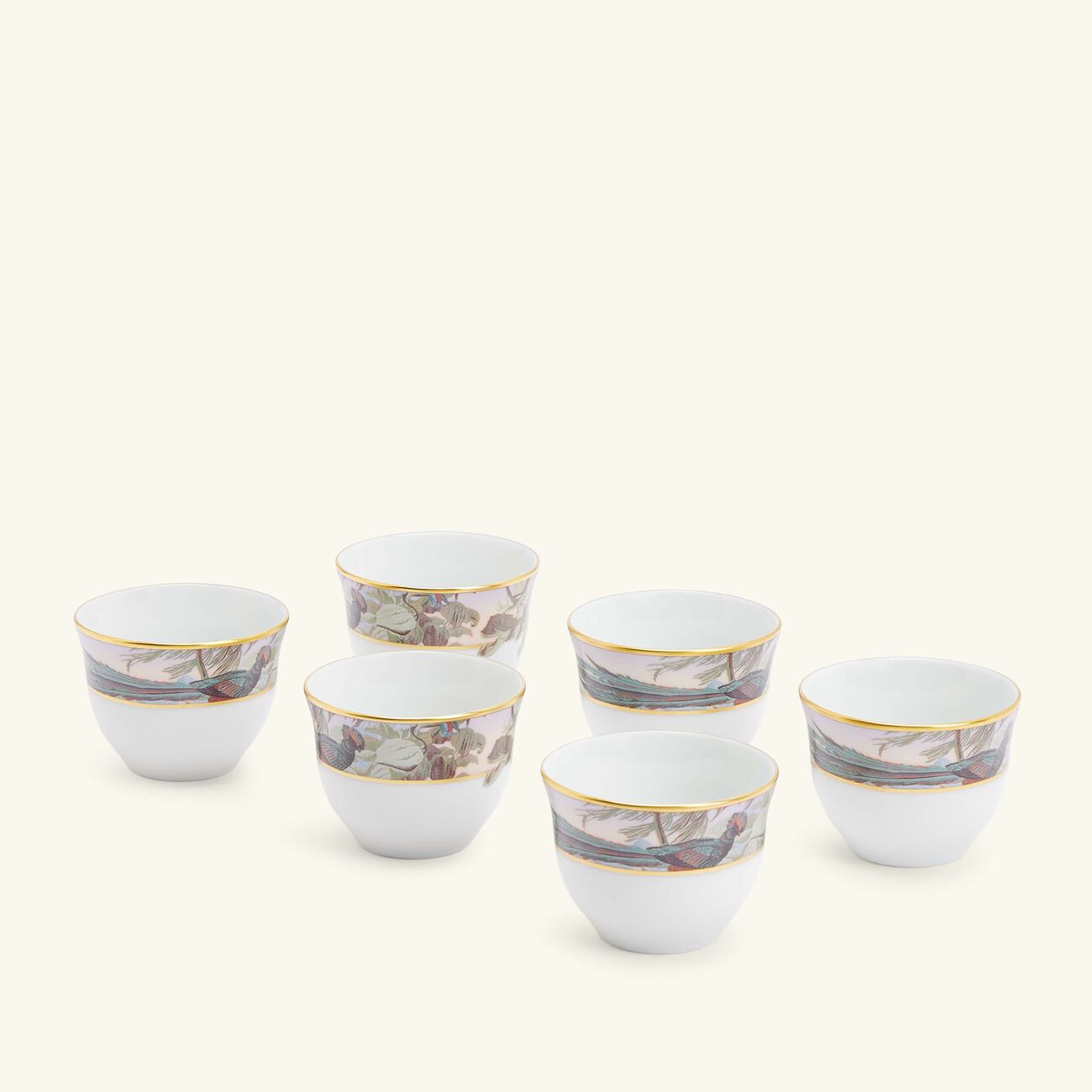 Le Brésil Arabic Coffee Cup Set Of 6 haviland le br sil arabic coffee cup set of 6