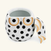 Civetta Impallinata Jar White fornasetti civetta impallinata jar white