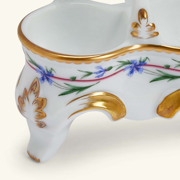 bernardaud le gobelet du roy salt   pepper shakers white