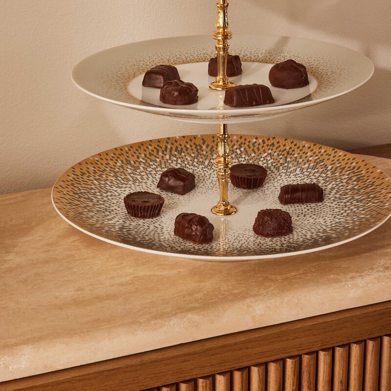 haviland souffle d or 5 tier cake stand