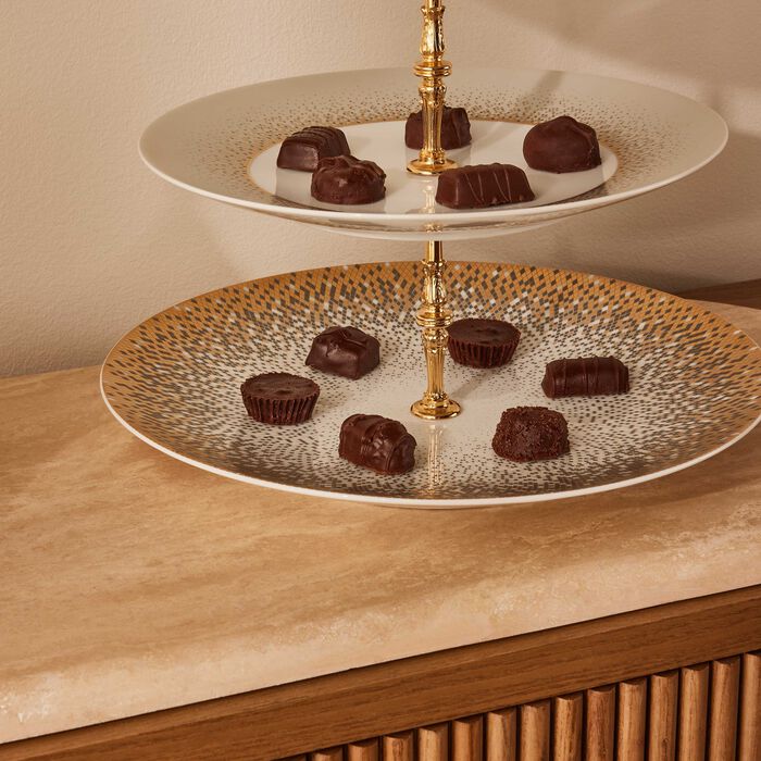 Souffle d'Or 5 Tier Cake Stand haviland souffle d or 5 tier cake stand