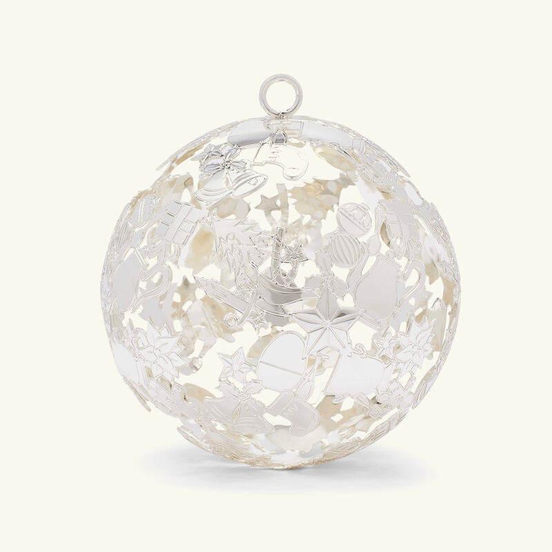 Trésors d'Argent Christmas Ornament 2024 Mini Silver Plated christofle tr sors d argent christmas ornament 2024 mini silver plated