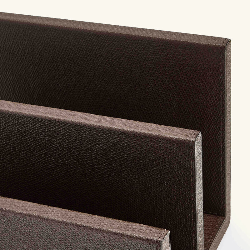 Arthur Envelope Holder Brown giobagnara arthur envelope holder brown
