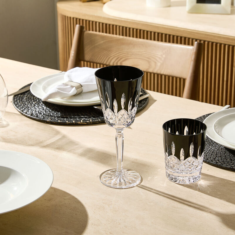 Lismore Black Wine Glass Medium Black Set Of 2 waterford lismore black wine glass medium black set of 2