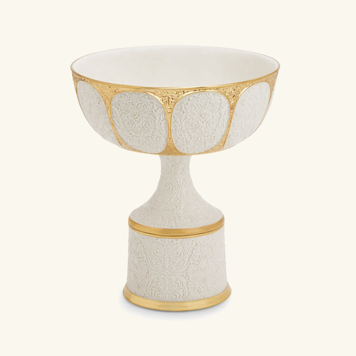 villari peacock cake stand white