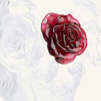 Rose Passion Vase Medium White Limited Edition daum rose passion vase medium white limited edition