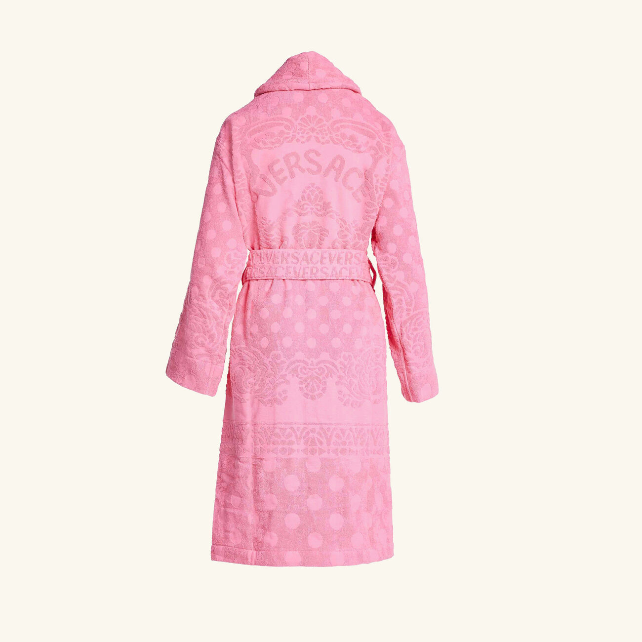 versace la vacanza bath robe extra large pink