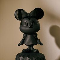 lladro minnie total sculpture large black