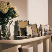 إطار الصور ريبل المطلي بالبلاتين 20 × 25 سم لوبجيه إطار الصور ريبل المطلي بالبلاتين 20 25 سم