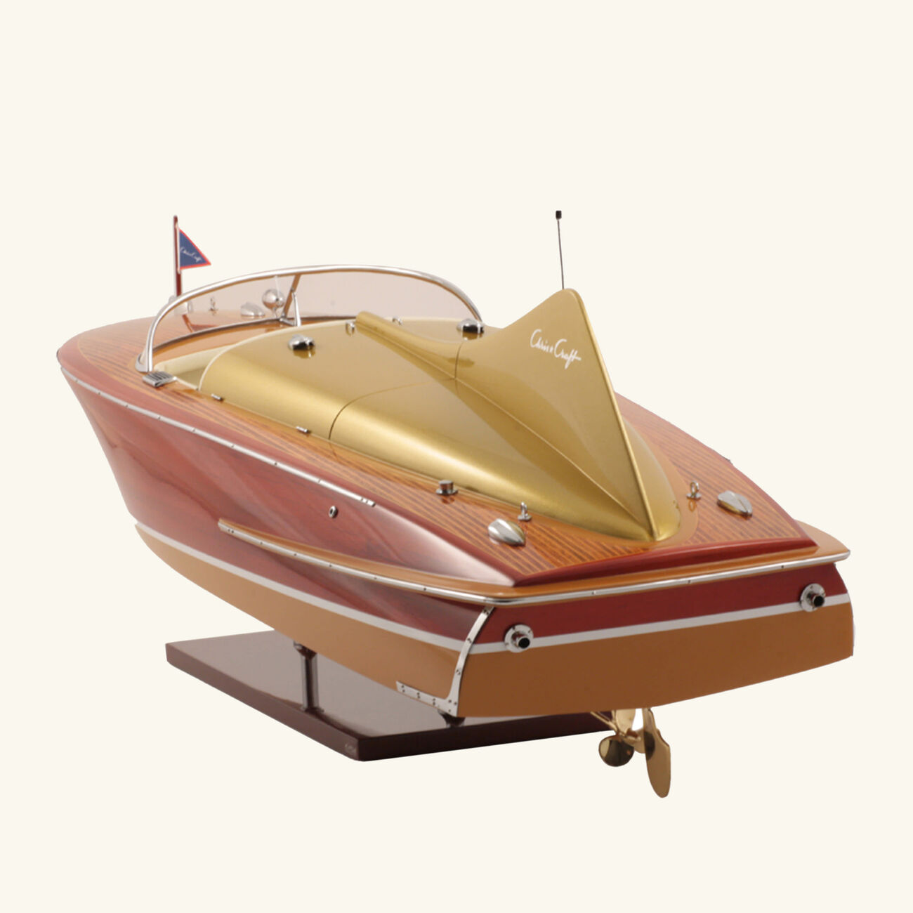 kiade chris craft cobra model boat extra large brown