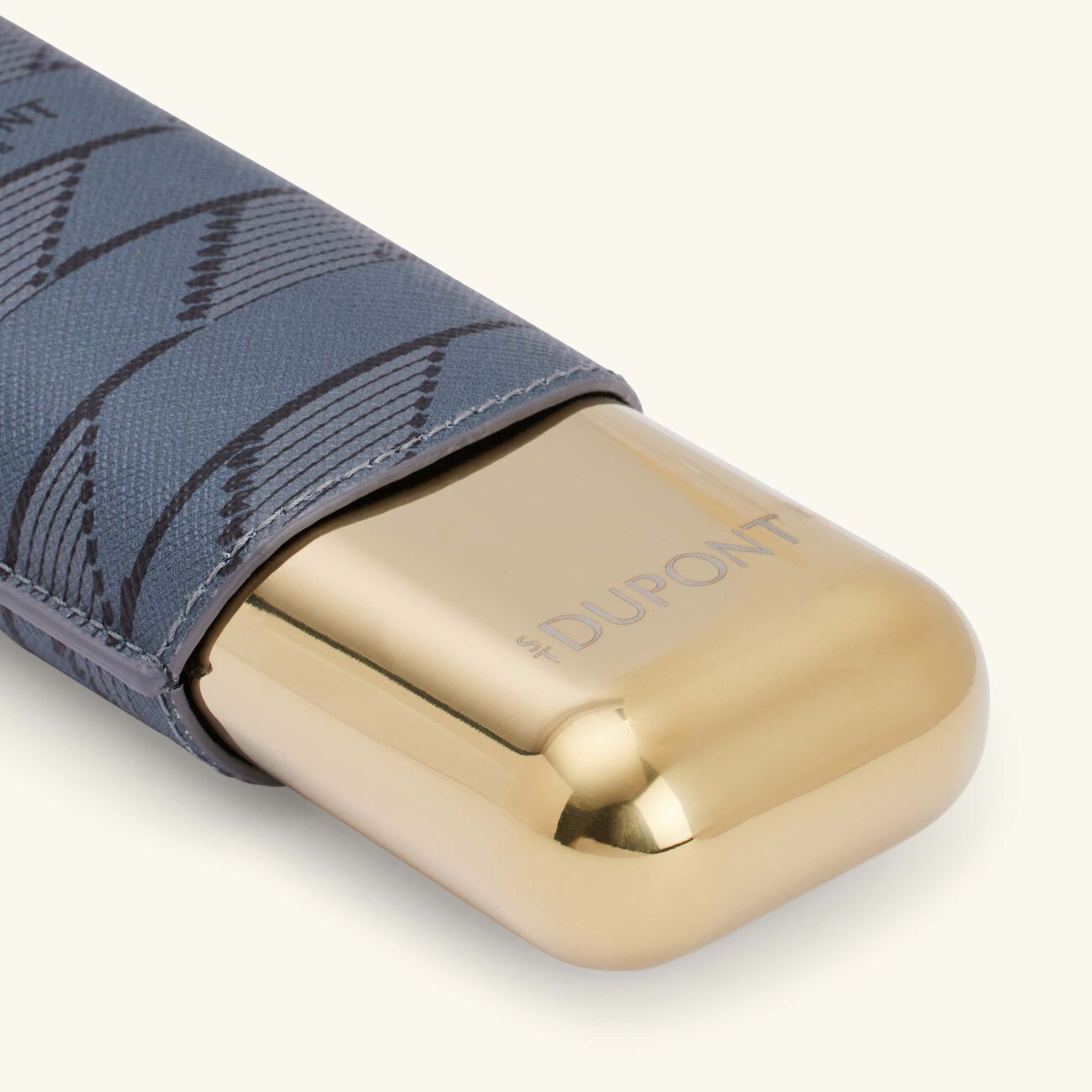 st dupont monogram 1872 2 cigar case black