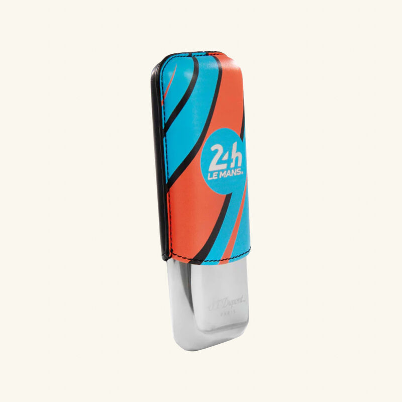 st dupont 24h le mans double cigar case blue