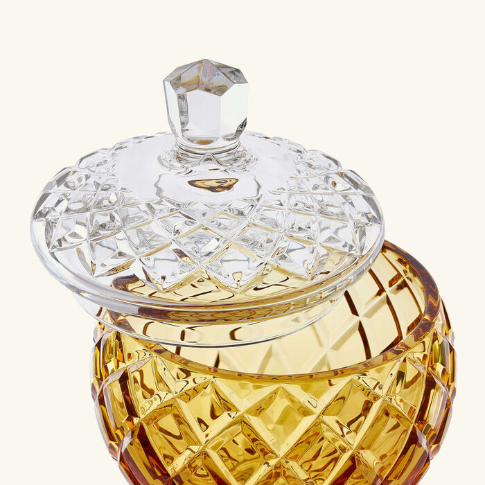 mario cioni   c baba footed candy box orange