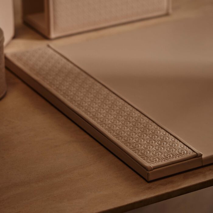 giobagnara elie saab monogram desk blotter torrone beige