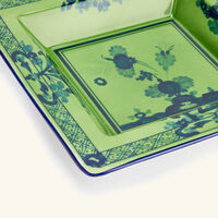 Oriente Italiano Malachite Trinket Tray Square Small Green ginori 1735 oriente italiano malachite trinket tray square small green