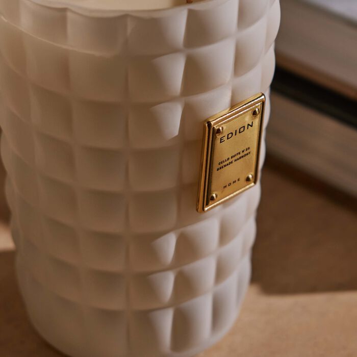 edion cello suite no 25 grenade harmony bianca scented candle 500g