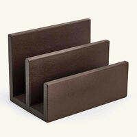 Arthur Envelope Holder Brown giobagnara arthur envelope holder brown