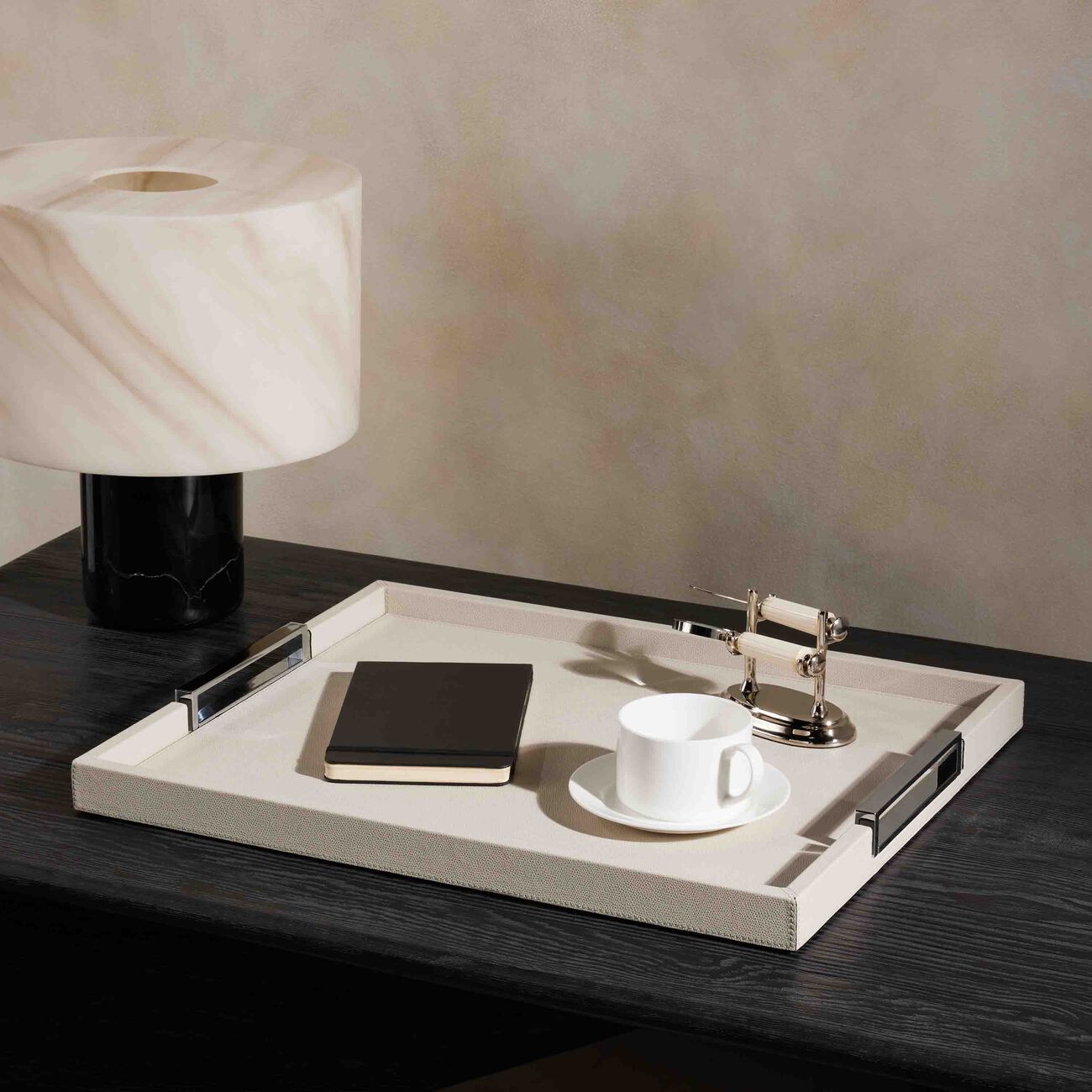 Victor Tray Rectangular Large White giobagnara victor tray rectangular large white