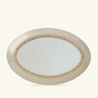 bernardaud sol serving platter oval gold 33cm