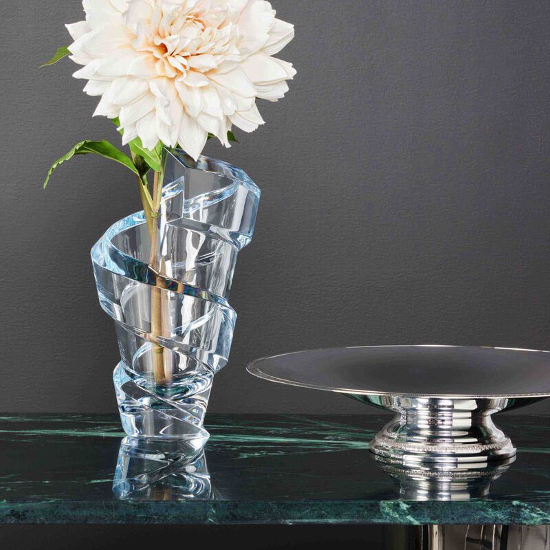 باكارا مزهرية سبايرال متوسطة شفافة