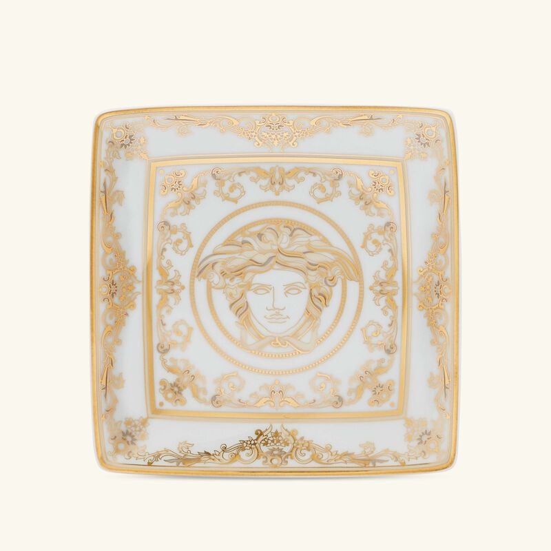 Medusa Gala Trinket Tray White 12cm versace medusa gala trinket tray white 12cm