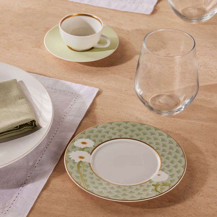 Praiana Bread & Butter Plate Round Green 16cm bernardaud praiana bread butter plate round green 16cm