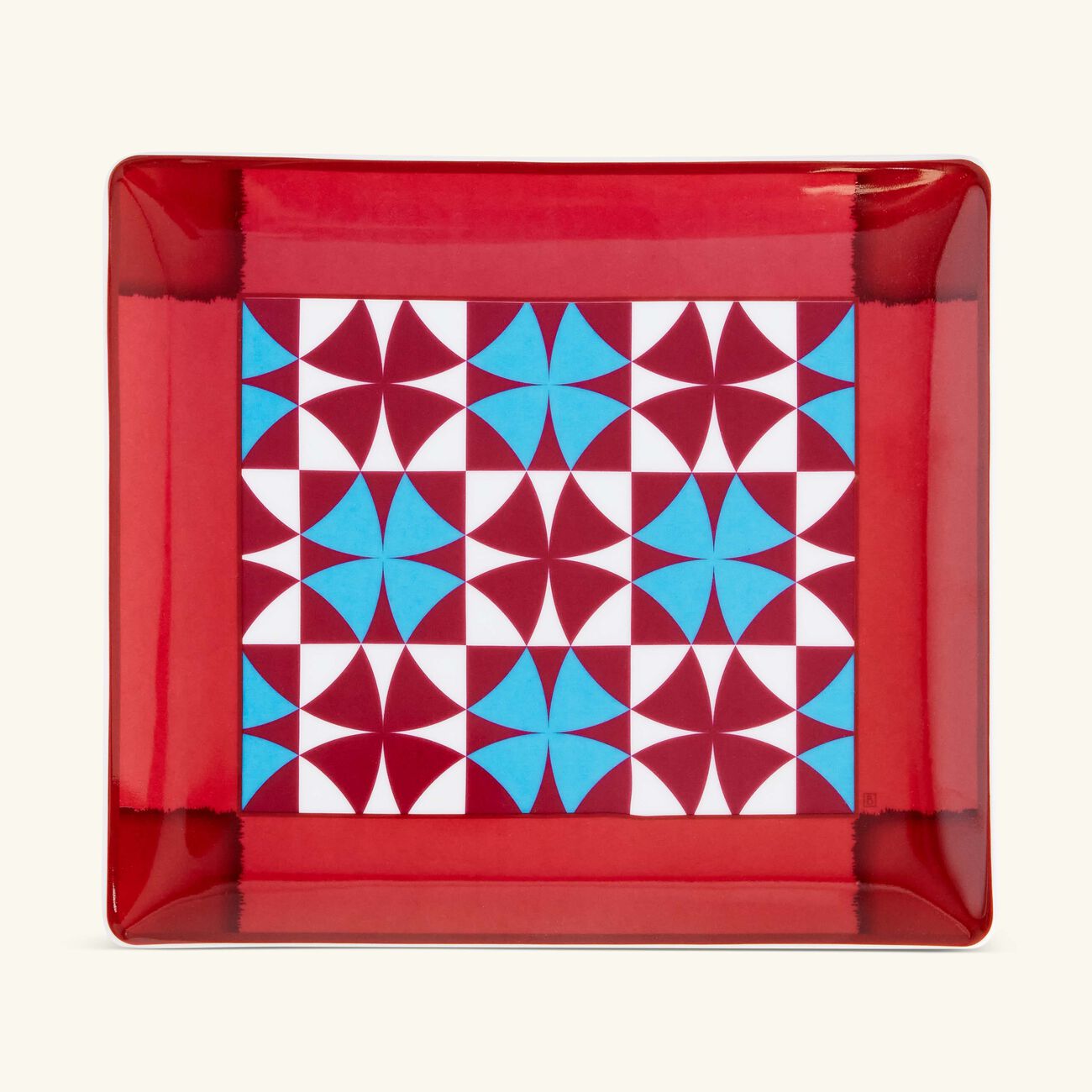 Villa Garance Serving Plate Rectangular Red bernardaud villa garance serving plate rectangular red