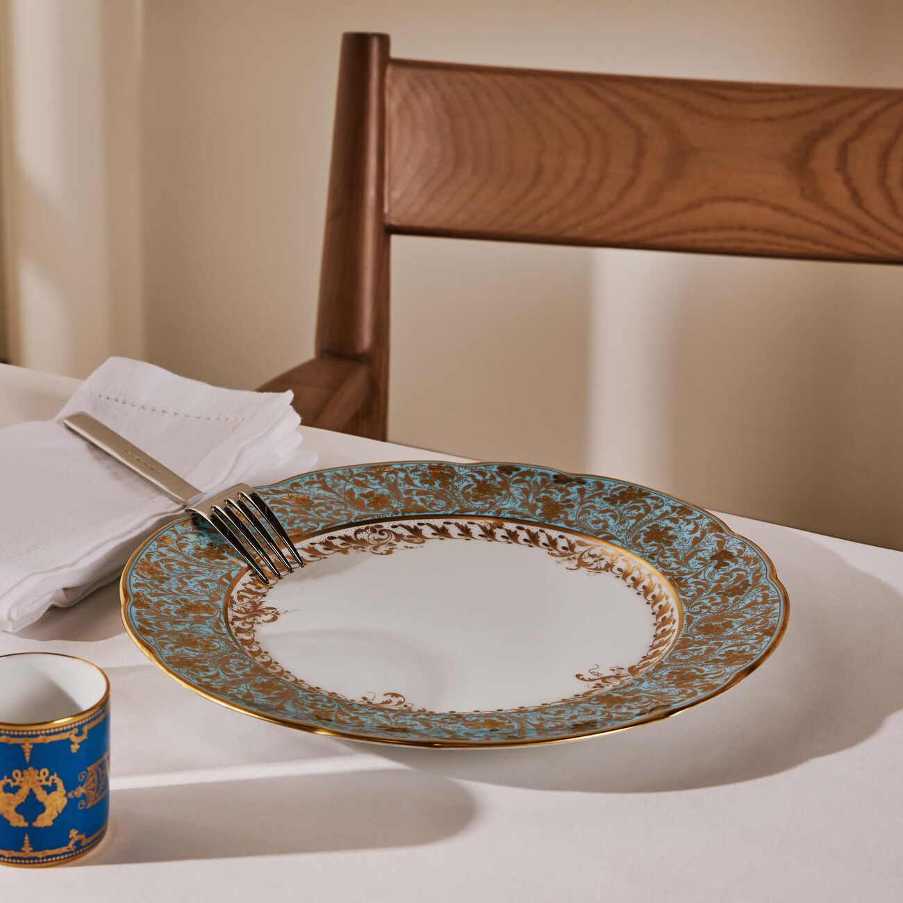 Eden Turquoise Dinner Plate Round Blue 26cm bernardaud eden turquoise dinner plate round blue 26cm