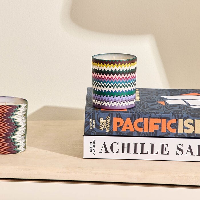 Micro Zigzag Scented Candle 220g missoni home micro zigzag scented candle 220g
