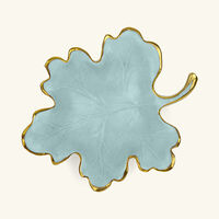 Autumn Fig Leaf Trinket Tray Small Blue villari autumn fig leaf trinket tray small blue