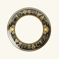 Virtus Gala Plate Round Black 20cm versace virtus gala plate round black 20cm