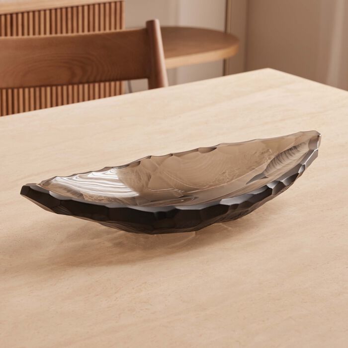 لاليك قطعة الديكور تيرامينيرال سيلكس كبيرة رمادية