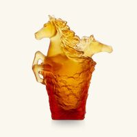 daum cavalcade pencil holder yellow