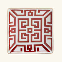 ginori 1735 labirinto bowl red