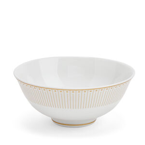 Malmaison Impériale Porcelain Chinese Rice Bowl Gold Finish, medium