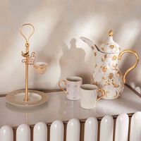 villari peacock mug white