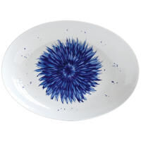 In Bloom Deep Oval Platter, small