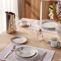 bernardaud divine bread   butter plate round silver 16cm