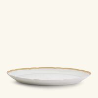 Pompadour Serving Platter Oval Gold 33cm bernardaud pompadour serving platter oval gold 33cm