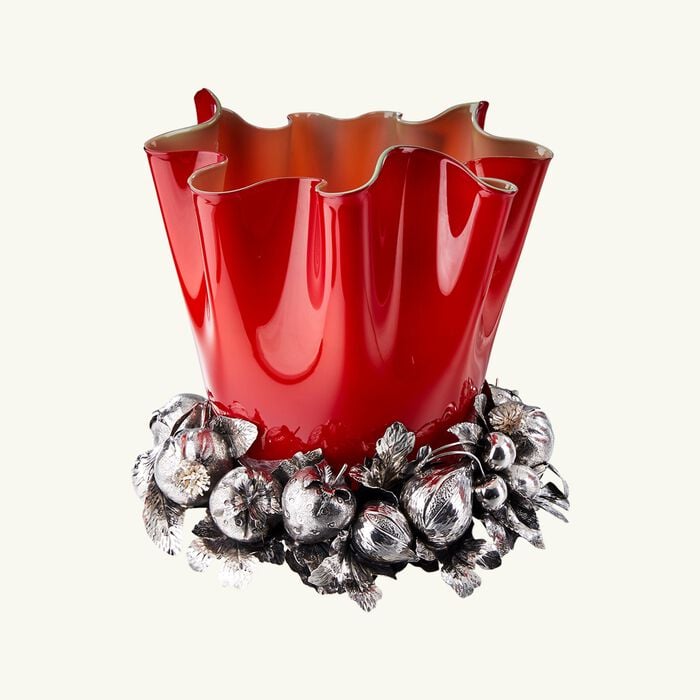 buccellati rosso maraviglia medium vase red medium