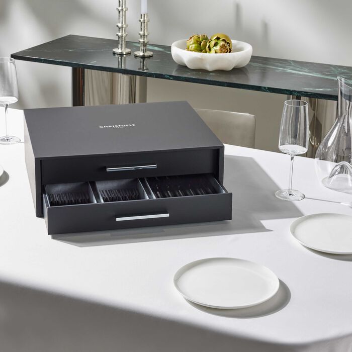 Osiris Flatware Set 75 Pieces Stainless Steel christofle osiris flatware set 75 pieces stainless steel