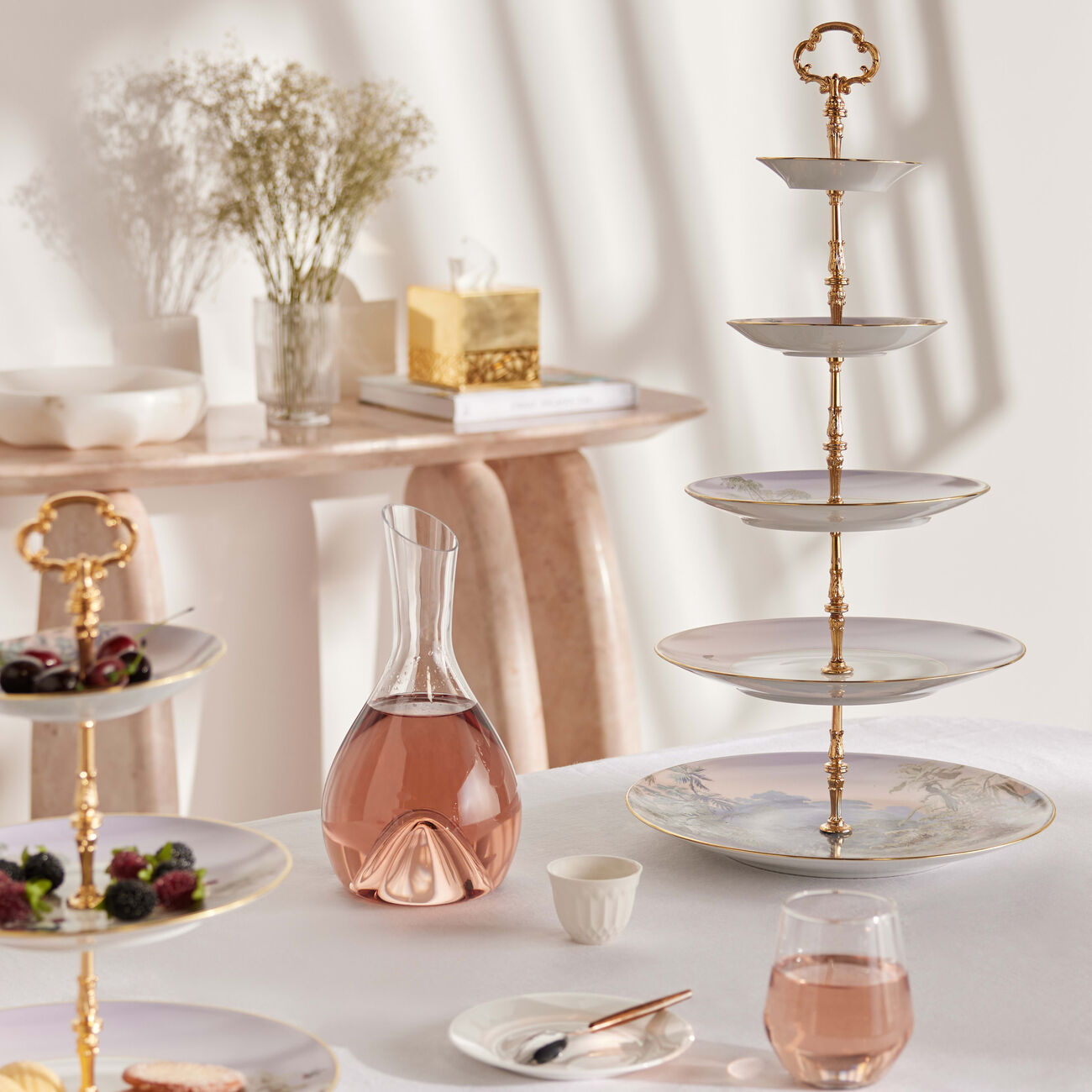 haviland le br sil 5 tier cake stand