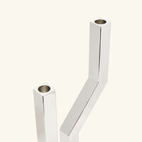 كريستوفل شمعدان أربوريسنس من شمعتين من الستانلس ستيل