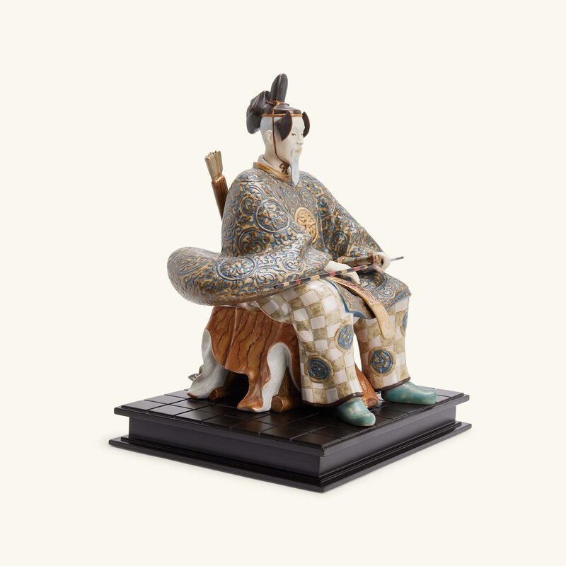 Japanese Nobleman II Sculpture Medium Brown Limited Edition lladro japanese nobleman ii sculpture medium brown limited edition