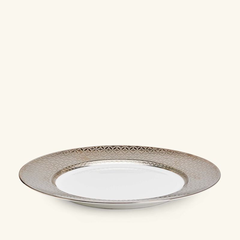 Divine Dinner Plate Round Silver 26cm bernardaud divine dinner plate round silver 26cm