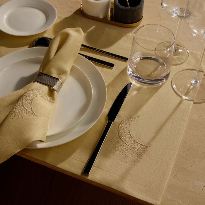 catherine denoual fairy moon placemat beige
