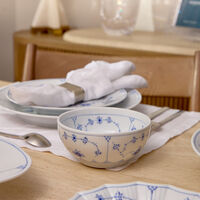 royal copenhagen blue fluted plain bowl white